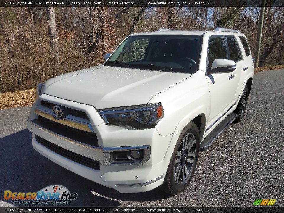 2016 Toyota 4Runner Limited 4x4 Blizzard White Pearl / Limited Redwood Photo #3