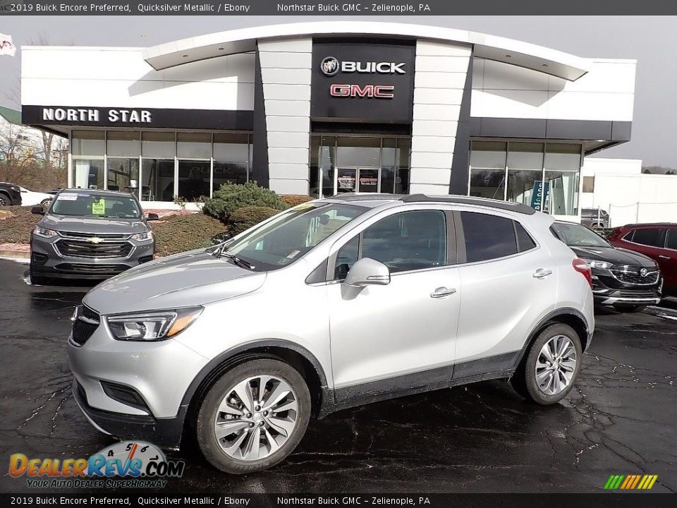 2019 Buick Encore Preferred Quicksilver Metallic / Ebony Photo #1