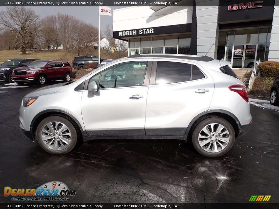 2019 Buick Encore Preferred Quicksilver Metallic / Ebony Photo #2