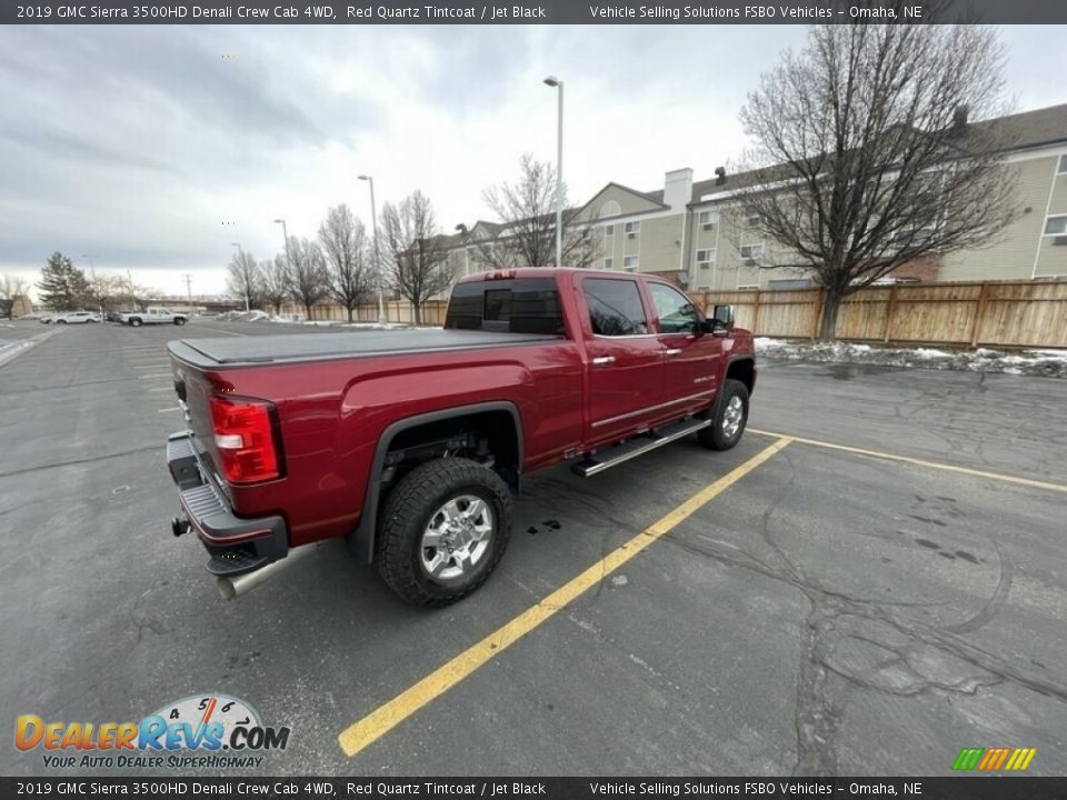 2019 GMC Sierra 3500HD Denali Crew Cab 4WD Red Quartz Tintcoat / Jet Black Photo #6