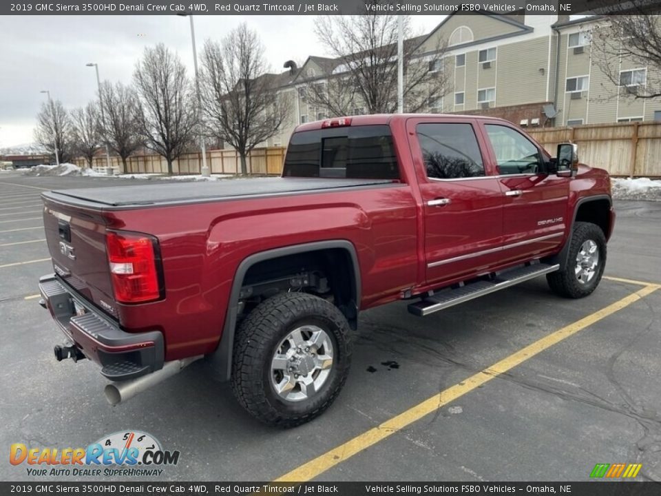 2019 GMC Sierra 3500HD Denali Crew Cab 4WD Red Quartz Tintcoat / Jet Black Photo #7