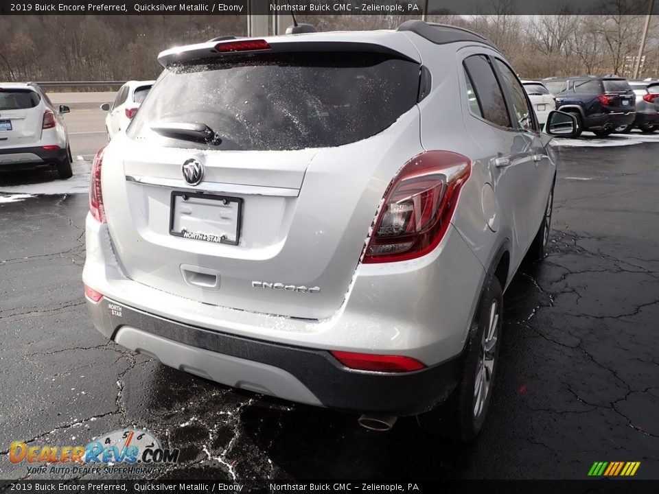 2019 Buick Encore Preferred Quicksilver Metallic / Ebony Photo #7