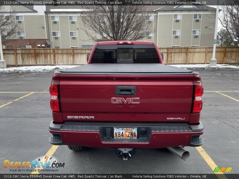 2019 GMC Sierra 3500HD Denali Crew Cab 4WD Red Quartz Tintcoat / Jet Black Photo #13