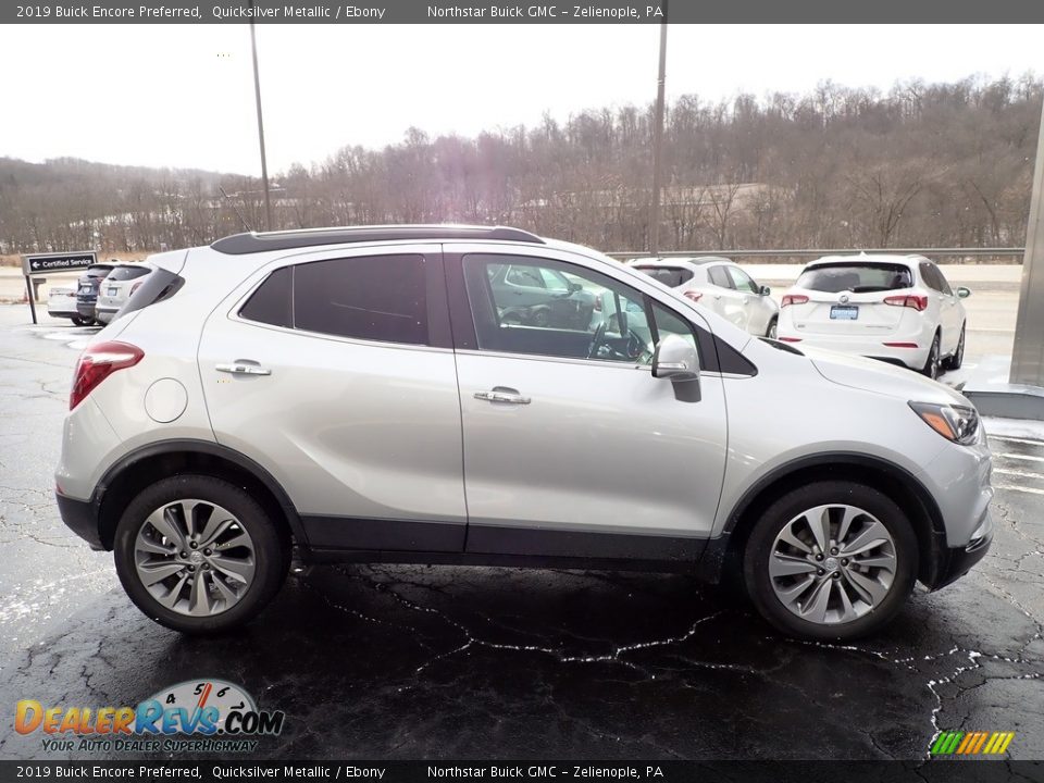 2019 Buick Encore Preferred Quicksilver Metallic / Ebony Photo #8