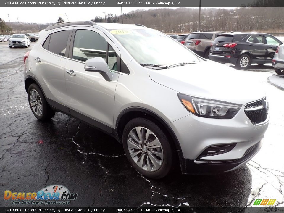 2019 Buick Encore Preferred Quicksilver Metallic / Ebony Photo #9