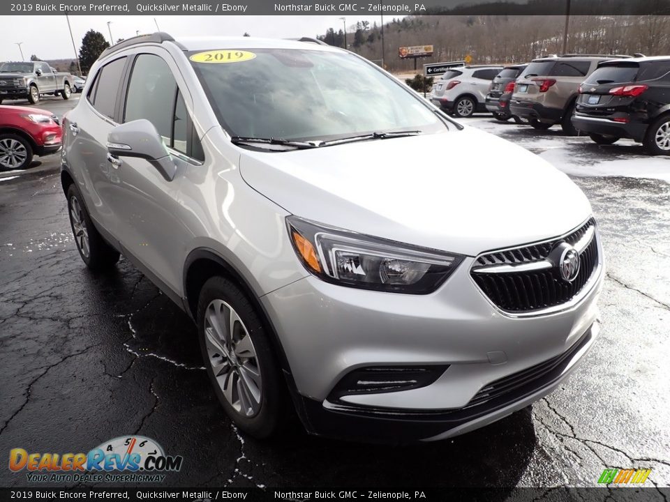 2019 Buick Encore Preferred Quicksilver Metallic / Ebony Photo #10