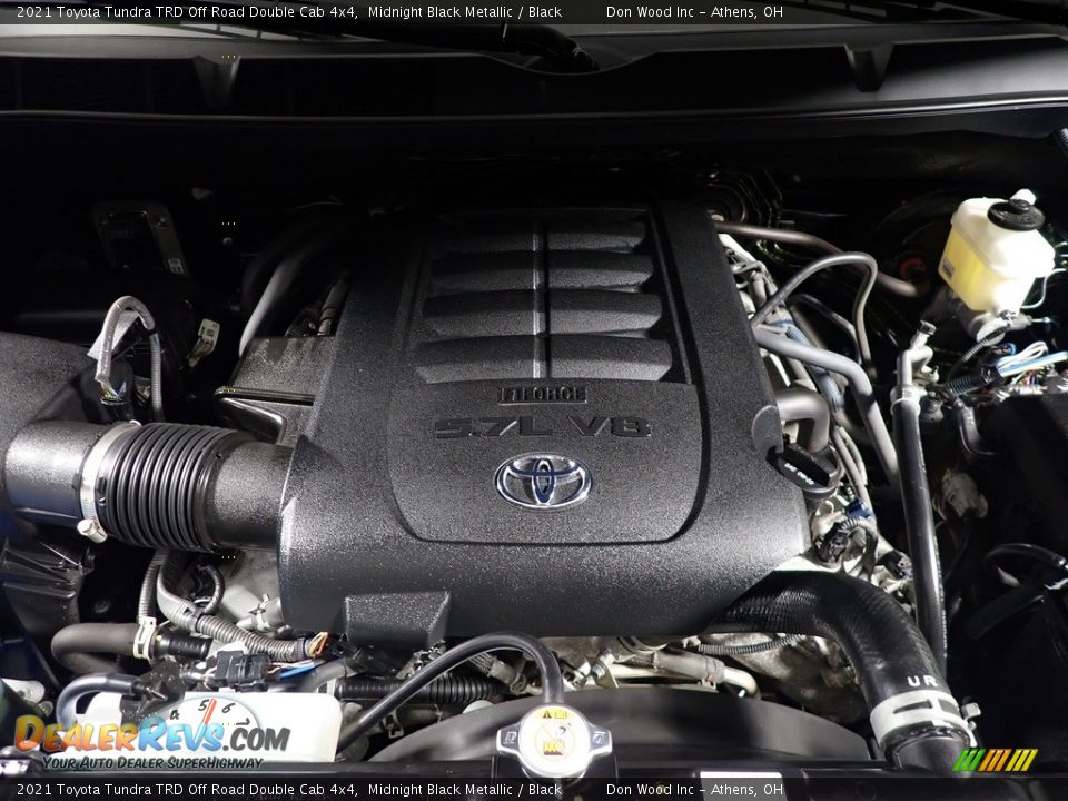 2021 Toyota Tundra TRD Off Road Double Cab 4x4 Midnight Black Metallic / Black Photo #6
