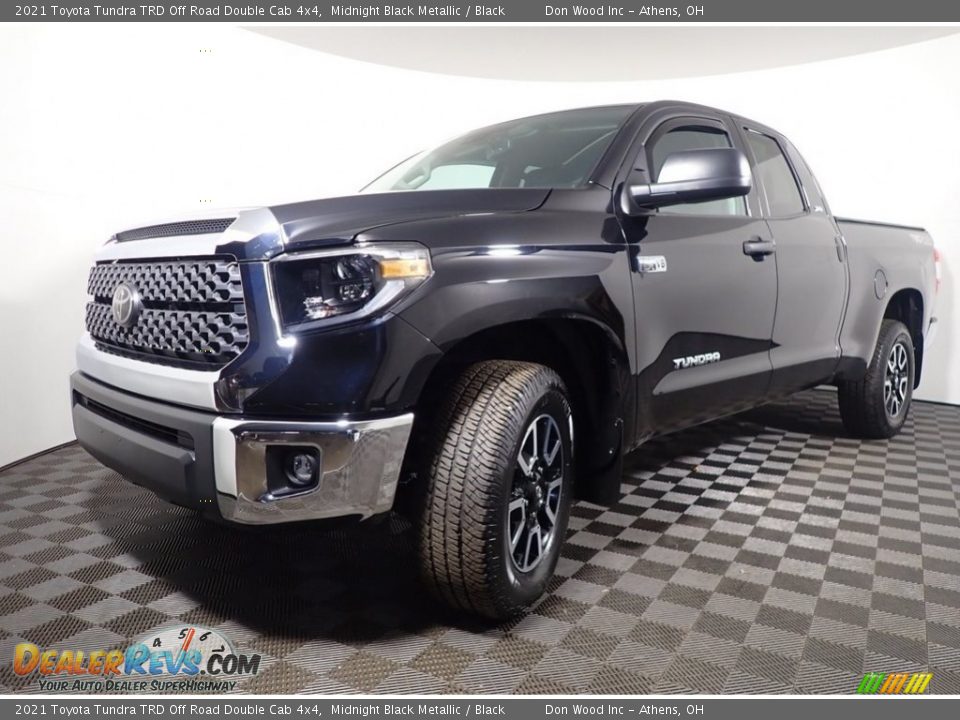 2021 Toyota Tundra TRD Off Road Double Cab 4x4 Midnight Black Metallic / Black Photo #7