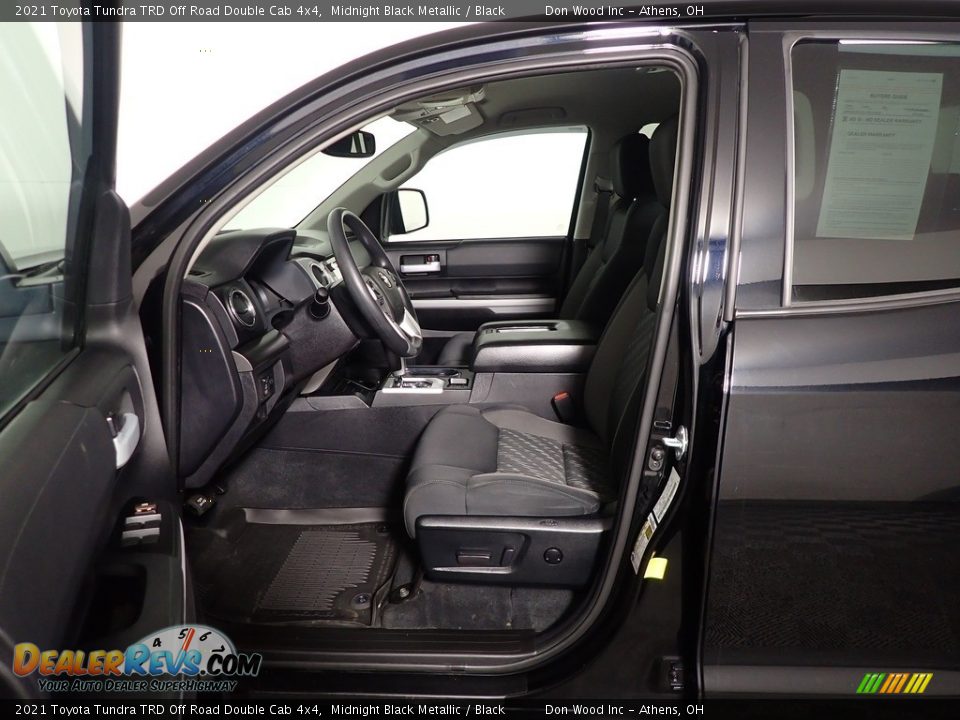 2021 Toyota Tundra TRD Off Road Double Cab 4x4 Midnight Black Metallic / Black Photo #17