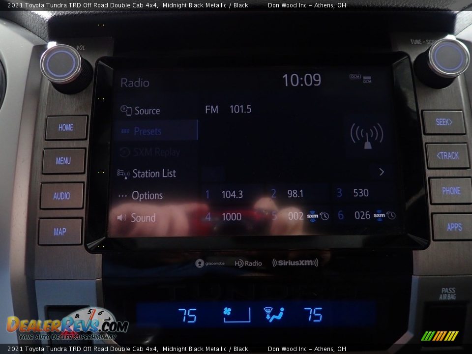 2021 Toyota Tundra TRD Off Road Double Cab 4x4 Midnight Black Metallic / Black Photo #21