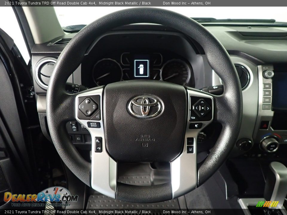 2021 Toyota Tundra TRD Off Road Double Cab 4x4 Midnight Black Metallic / Black Photo #22