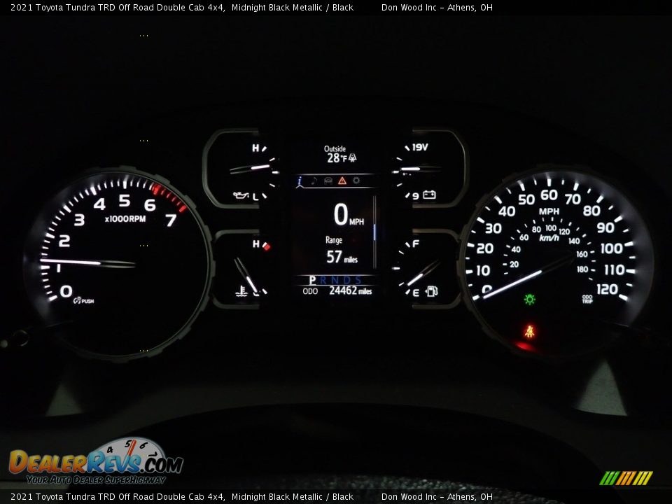 2021 Toyota Tundra TRD Off Road Double Cab 4x4 Midnight Black Metallic / Black Photo #23