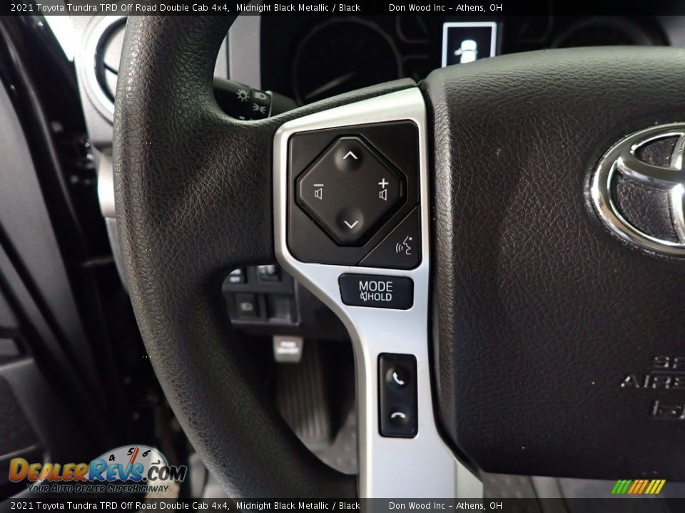 2021 Toyota Tundra TRD Off Road Double Cab 4x4 Midnight Black Metallic / Black Photo #24
