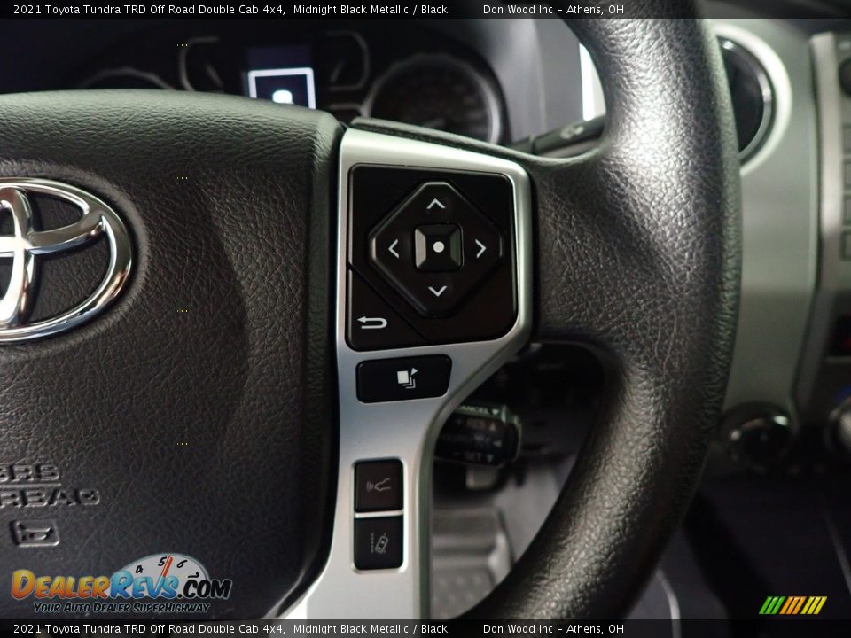 2021 Toyota Tundra TRD Off Road Double Cab 4x4 Midnight Black Metallic / Black Photo #25