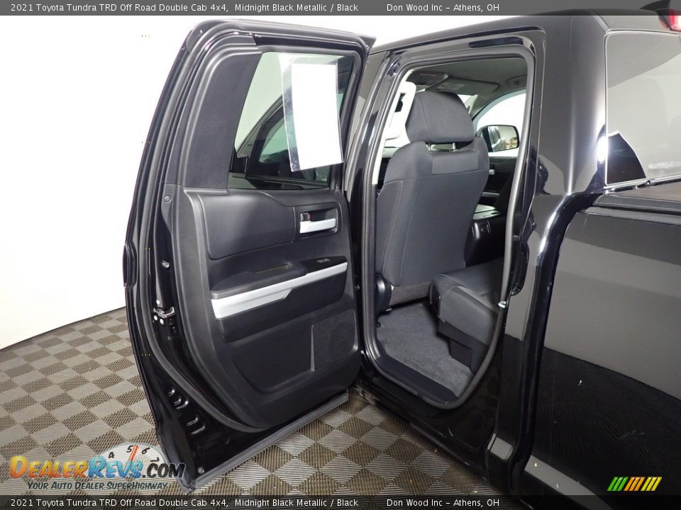 2021 Toyota Tundra TRD Off Road Double Cab 4x4 Midnight Black Metallic / Black Photo #31