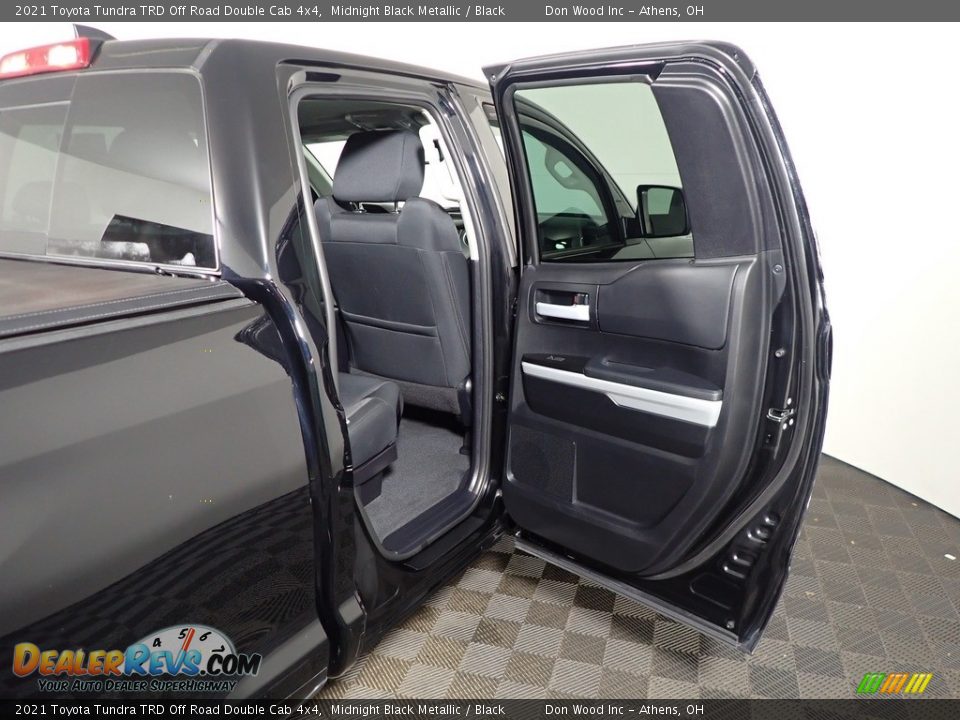 2021 Toyota Tundra TRD Off Road Double Cab 4x4 Midnight Black Metallic / Black Photo #33