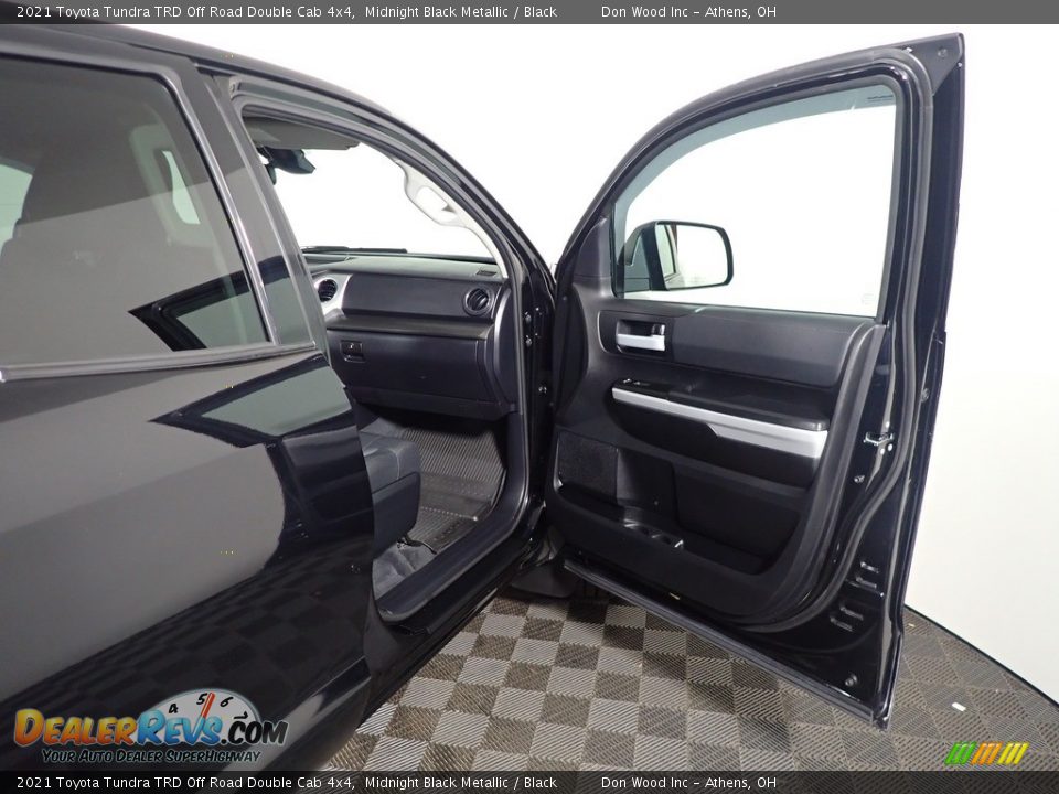 2021 Toyota Tundra TRD Off Road Double Cab 4x4 Midnight Black Metallic / Black Photo #35