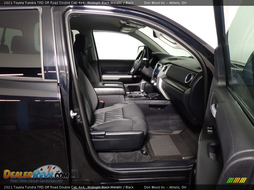 2021 Toyota Tundra TRD Off Road Double Cab 4x4 Midnight Black Metallic / Black Photo #36