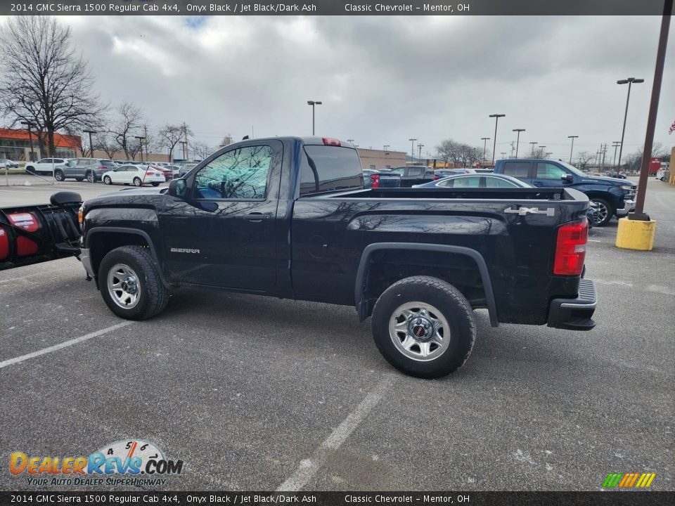 2014 GMC Sierra 1500 Regular Cab 4x4 Onyx Black / Jet Black/Dark Ash Photo #2