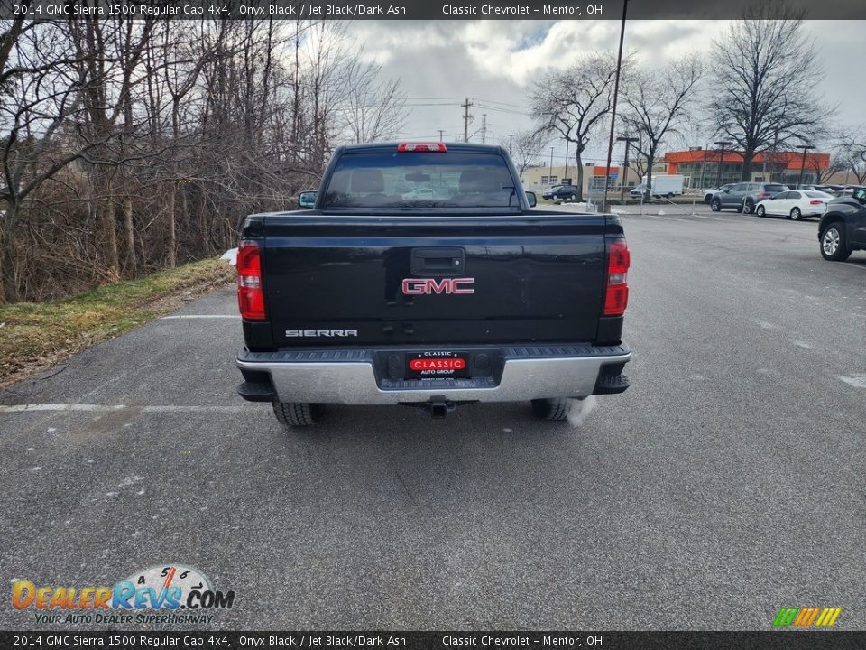 2014 GMC Sierra 1500 Regular Cab 4x4 Onyx Black / Jet Black/Dark Ash Photo #3