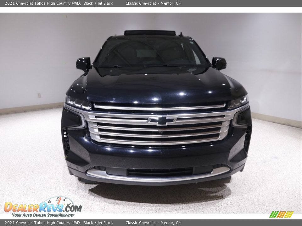 2021 Chevrolet Tahoe High Country 4WD Black / Jet Black Photo #2