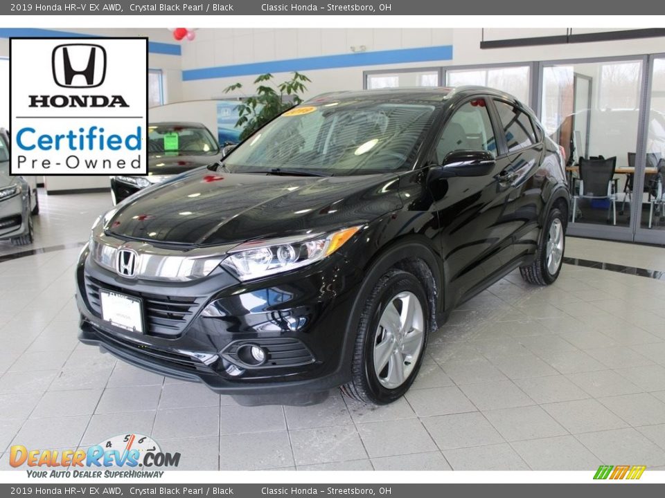 2019 Honda HR-V EX AWD Crystal Black Pearl / Black Photo #1