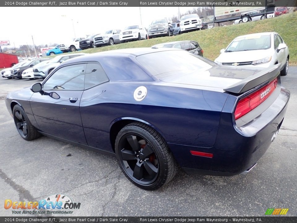 2014 Dodge Challenger R/T Jazz Blue Pearl Coat / Dark Slate Gray Photo #3