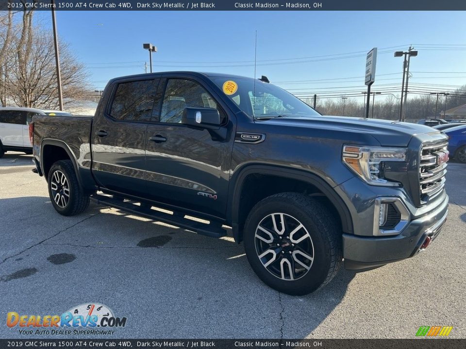 2019 GMC Sierra 1500 AT4 Crew Cab 4WD Dark Sky Metallic / Jet Black Photo #4