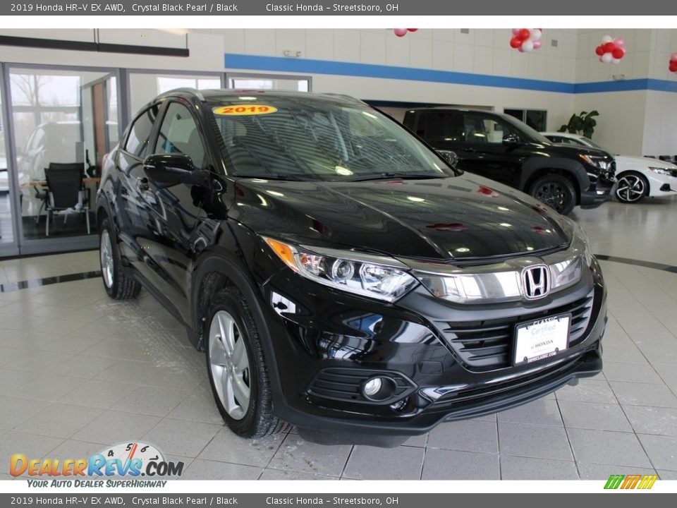 2019 Honda HR-V EX AWD Crystal Black Pearl / Black Photo #4