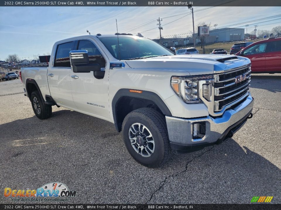 2022 GMC Sierra 2500HD SLT Crew Cab 4WD White Frost Tricoat / Jet Black Photo #5