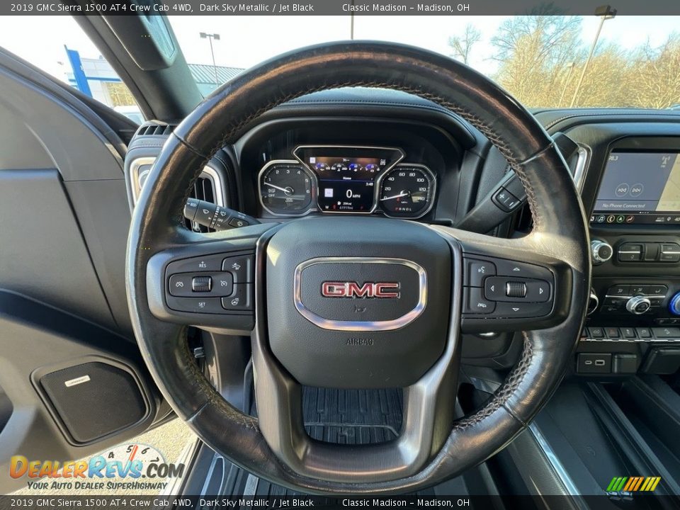 2019 GMC Sierra 1500 AT4 Crew Cab 4WD Dark Sky Metallic / Jet Black Photo #8