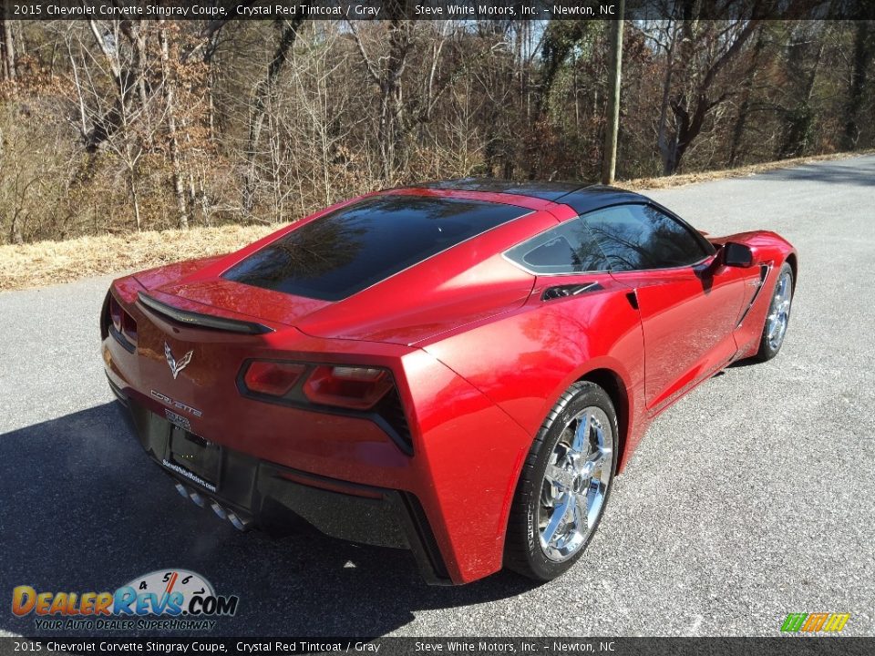 2015 Chevrolet Corvette Stingray Coupe Crystal Red Tintcoat / Gray Photo #8