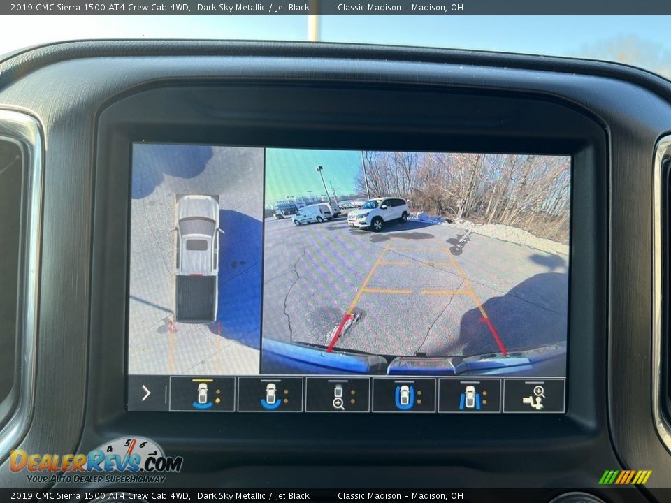 2019 GMC Sierra 1500 AT4 Crew Cab 4WD Dark Sky Metallic / Jet Black Photo #11