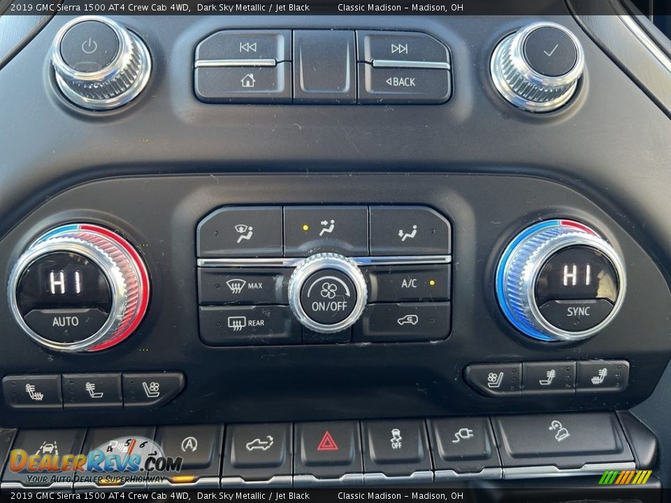 2019 GMC Sierra 1500 AT4 Crew Cab 4WD Dark Sky Metallic / Jet Black Photo #12