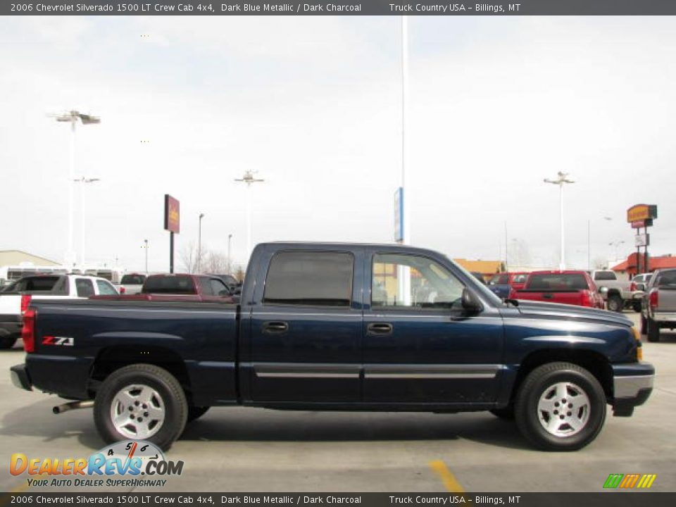 2006 Chevrolet Silverado 1500 LT Crew Cab 4x4 Dark Blue Metallic / Dark Charcoal Photo #4