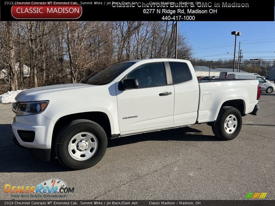 2019 Chevrolet Colorado WT Extended Cab Summit White / Jet Black/Dark Ash Photo #1