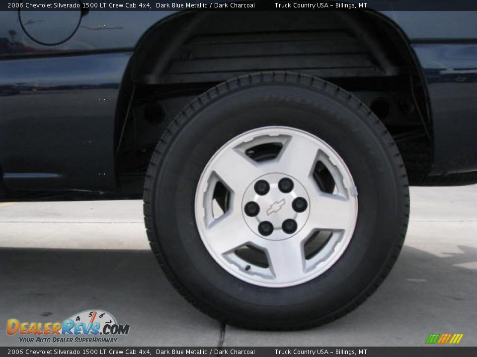 2006 Chevrolet Silverado 1500 LT Crew Cab 4x4 Dark Blue Metallic / Dark Charcoal Photo #6