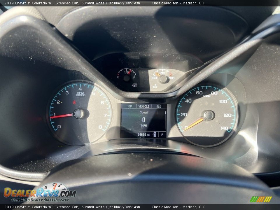 2019 Chevrolet Colorado WT Extended Cab Summit White / Jet Black/Dark Ash Photo #10