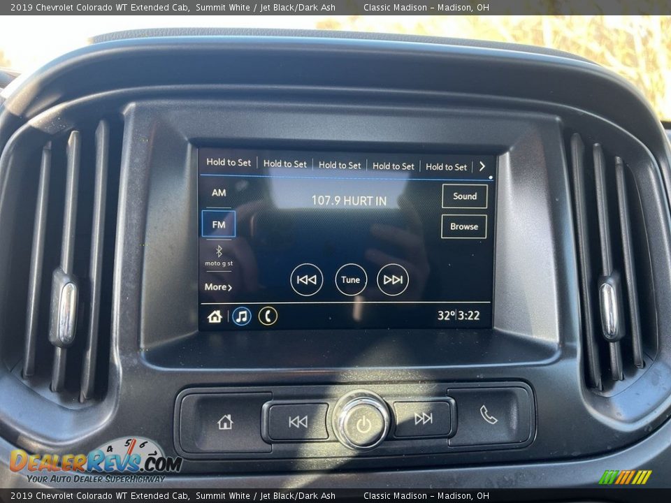 2019 Chevrolet Colorado WT Extended Cab Summit White / Jet Black/Dark Ash Photo #11