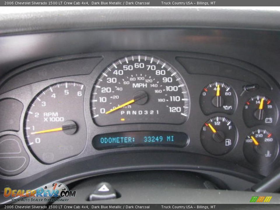 2006 Chevrolet Silverado 1500 LT Crew Cab 4x4 Dark Blue Metallic / Dark Charcoal Photo #10