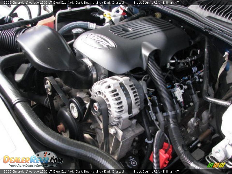 2006 Chevrolet Silverado 1500 LT Crew Cab 4x4 Dark Blue Metallic / Dark Charcoal Photo #11
