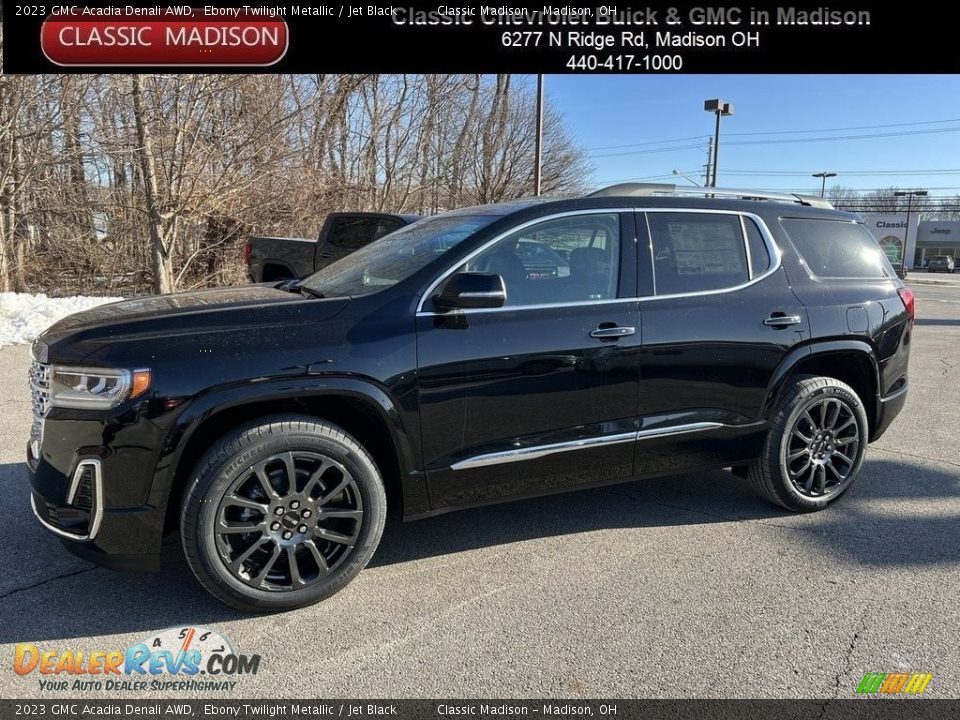 2023 GMC Acadia Denali AWD Ebony Twilight Metallic / Jet Black Photo #1