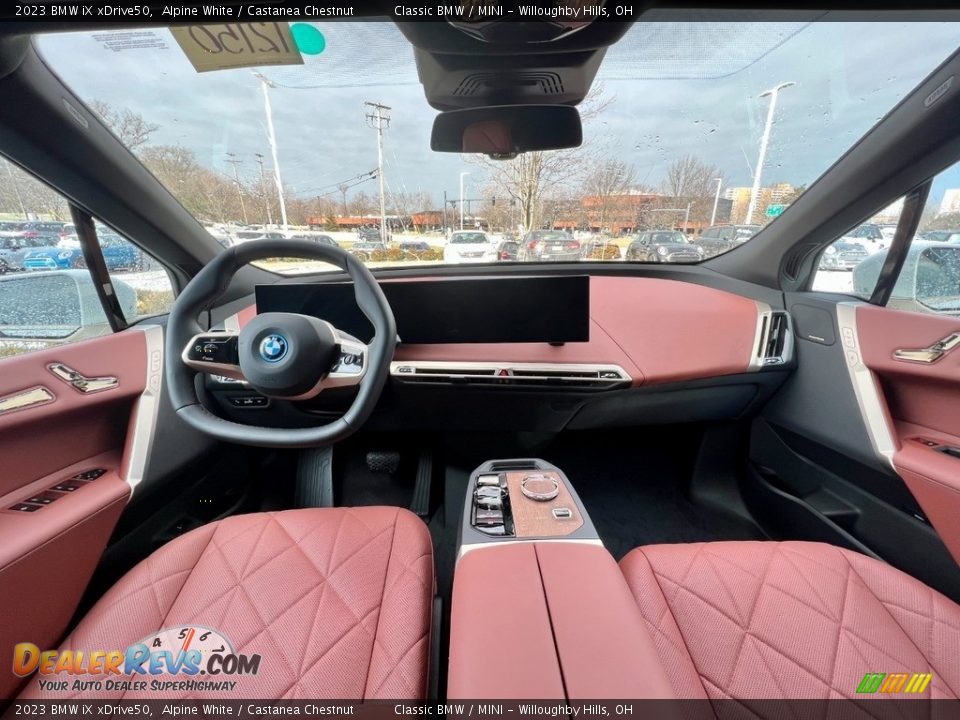 Castanea Chestnut Interior - 2023 BMW iX xDrive50 Photo #6