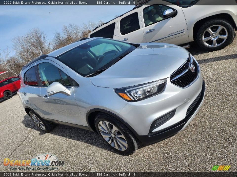 2019 Buick Encore Preferred Quicksilver Metallic / Ebony Photo #2