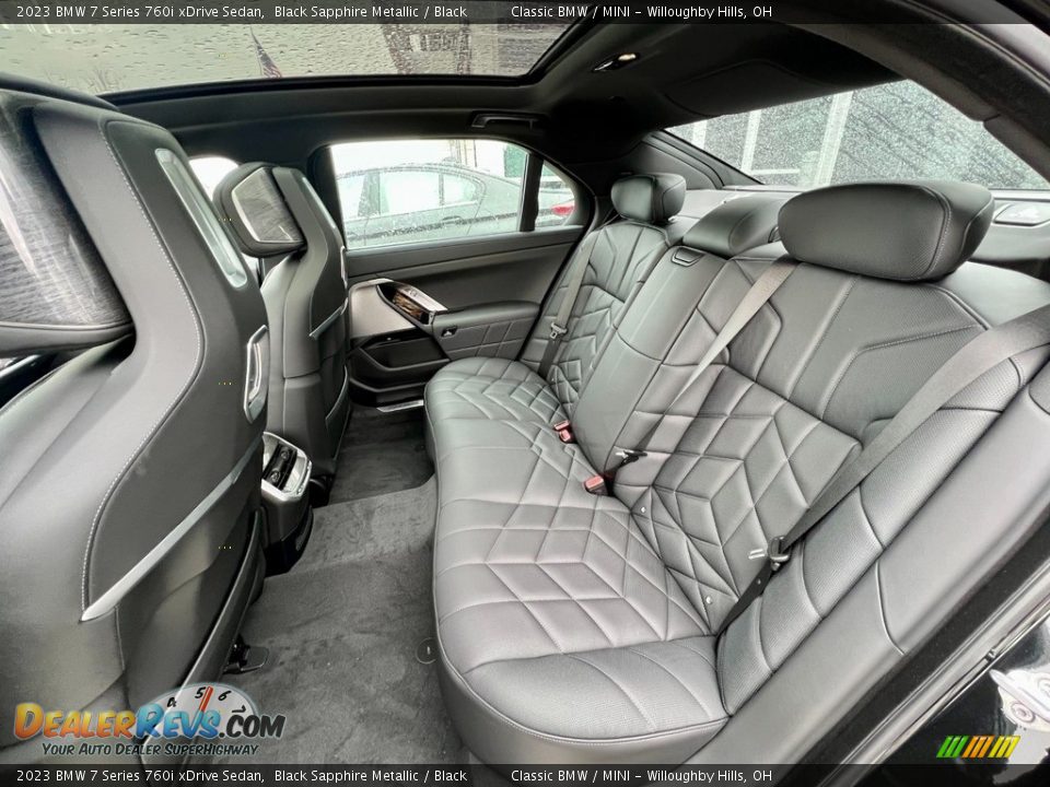 Rear Seat of 2023 BMW 7 Series 760i xDrive Sedan Photo #6