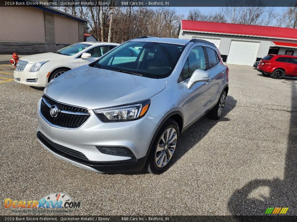 2019 Buick Encore Preferred Quicksilver Metallic / Ebony Photo #4