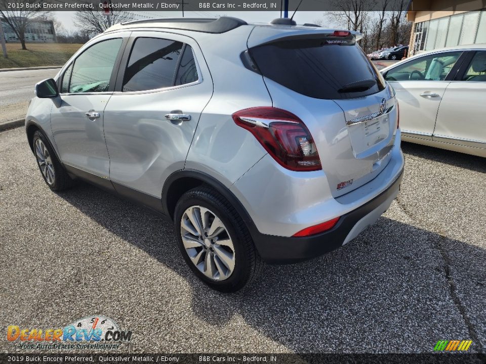 2019 Buick Encore Preferred Quicksilver Metallic / Ebony Photo #6