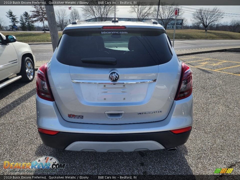 2019 Buick Encore Preferred Quicksilver Metallic / Ebony Photo #7