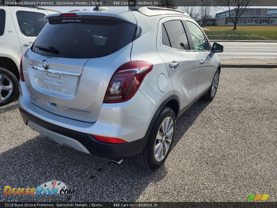 2019 Buick Encore Preferred Quicksilver Metallic / Ebony Photo #8