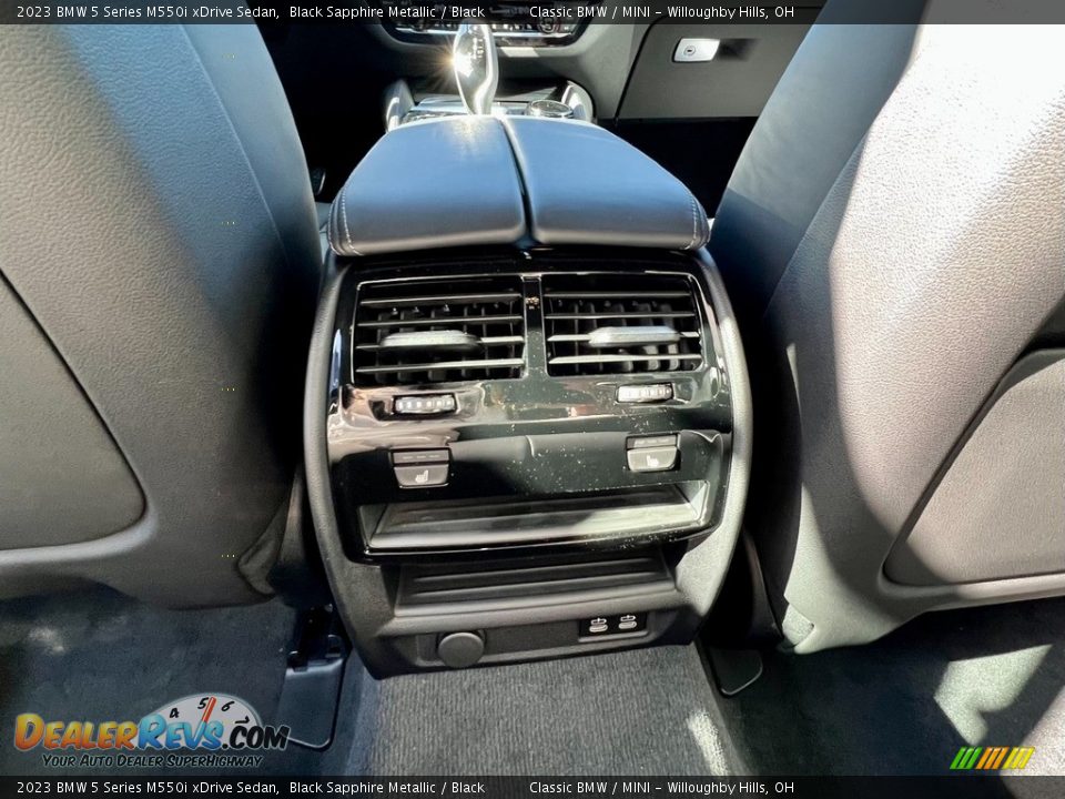 2023 BMW 5 Series M550i xDrive Sedan Black Sapphire Metallic / Black Photo #7